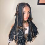 Knotless braid wig