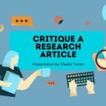 Critique a Research Article