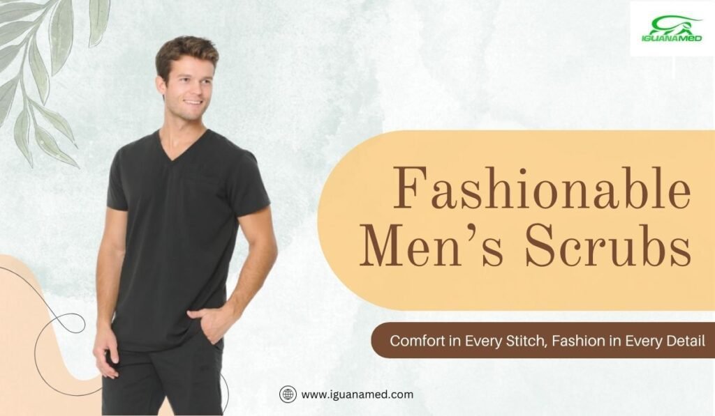 Fashionable men scrubs