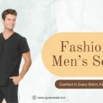 Fashionable men scrubs