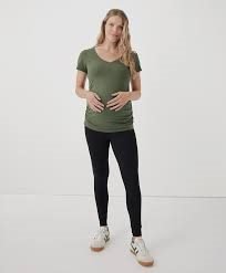 Thick Cotton Leggings, Women’s Maternity Leggings, and Women’s Khaki Green Tops