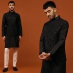 Mens black shalwar kameez