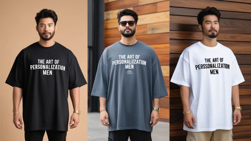 custom oversized t shirts men