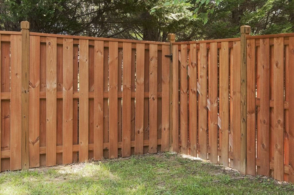 Shadow Box Wood Fence