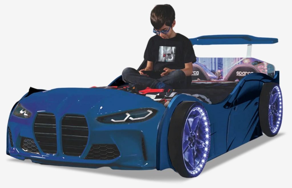 Childrens Superhero Car Bed