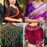 How to Style a Velvet Blouse for Sarees