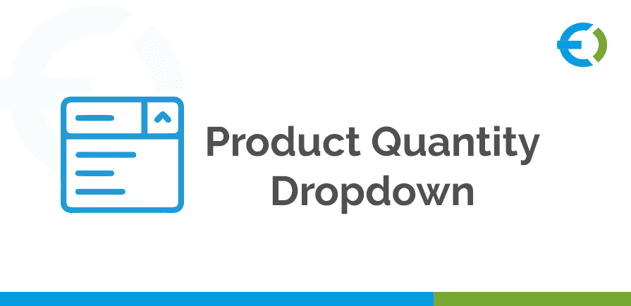 product quantity dropdown