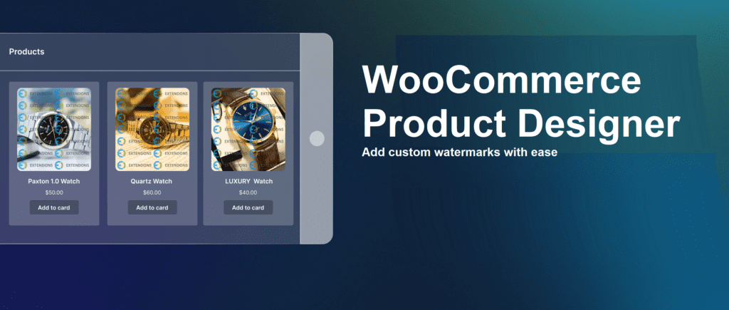 woocommerce custom product designer